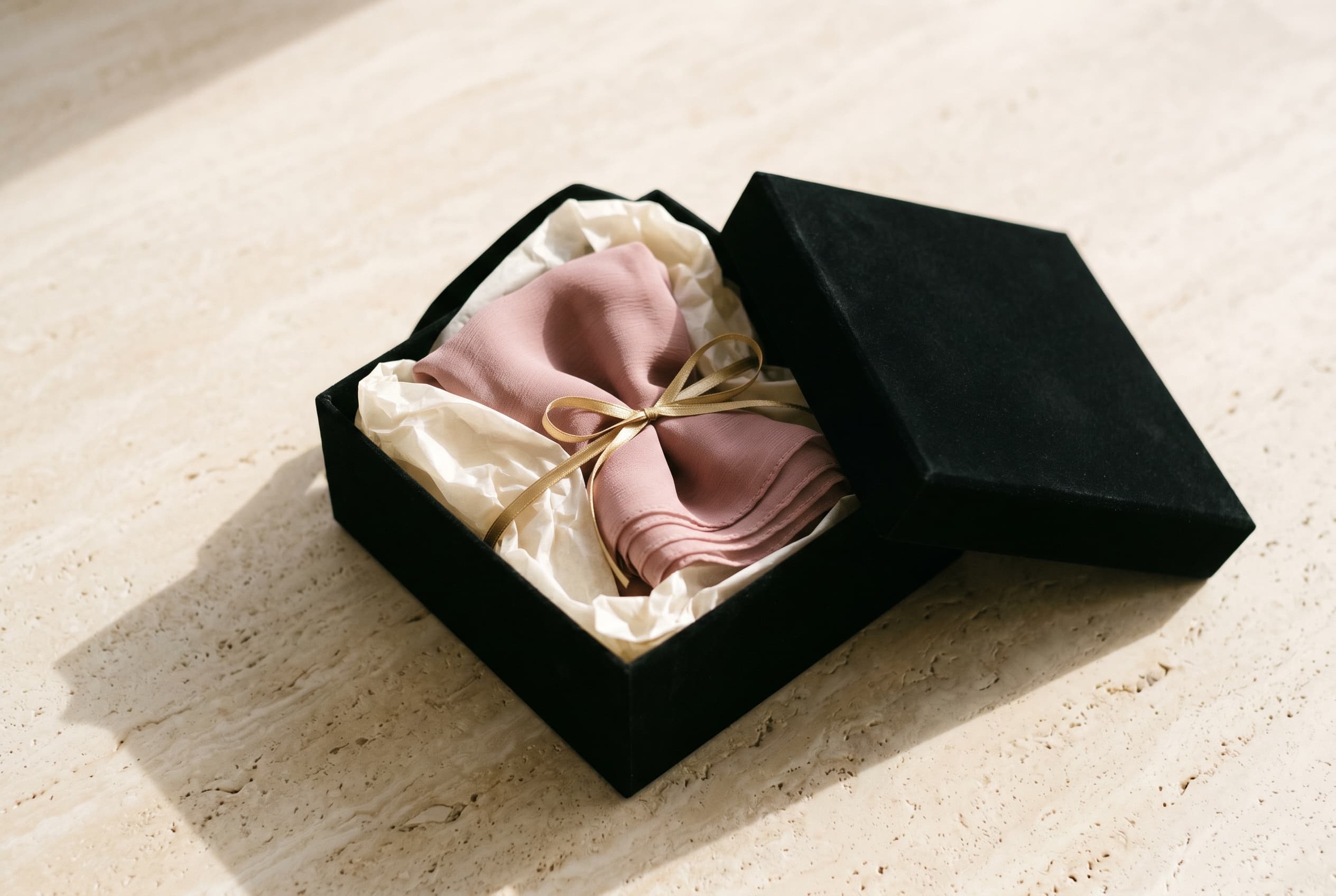 The Yasmin signature black gift box