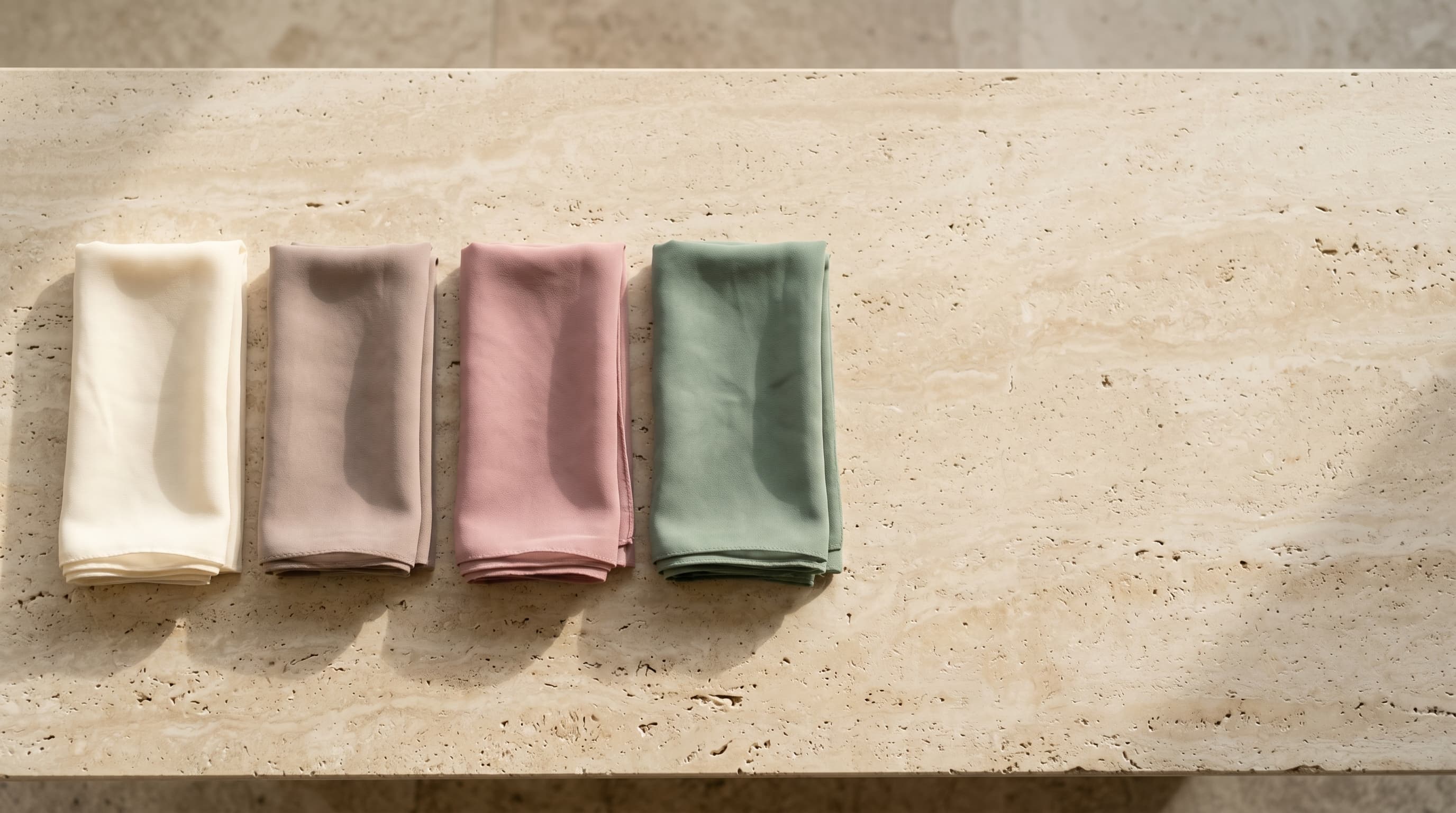 Yasmin chiffon hijabs in muted tones