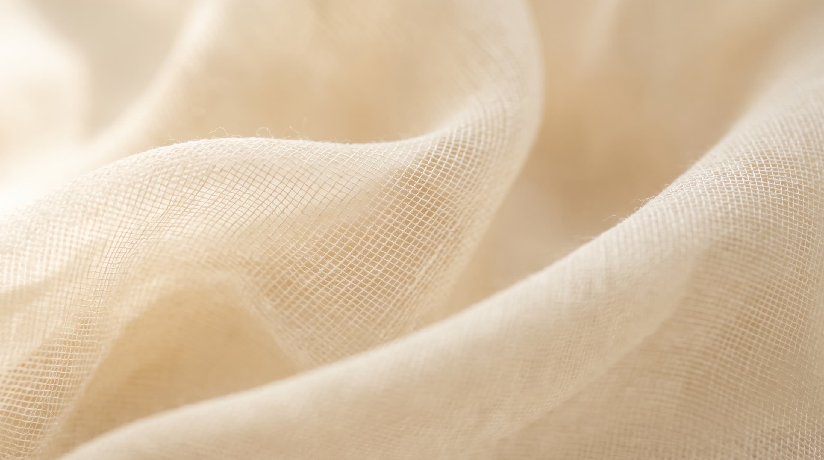 Close-up of chiffon weave